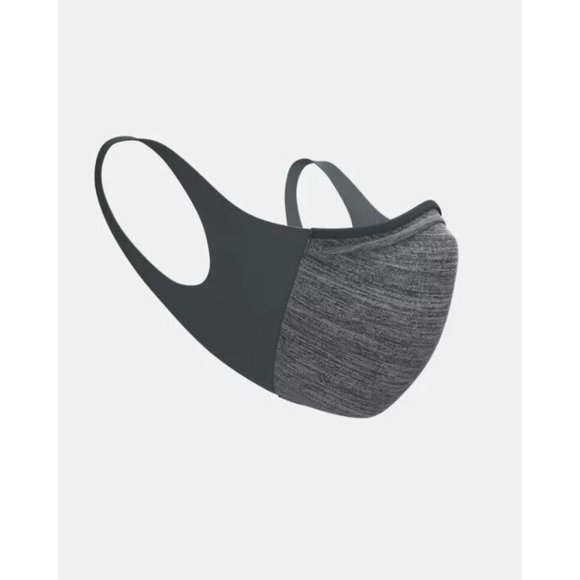UNDER ARMOR UA Sports Mask Feather Weight UNISEX Pitch Gray-Pitch Gray L/XL - Picture 3 of 4